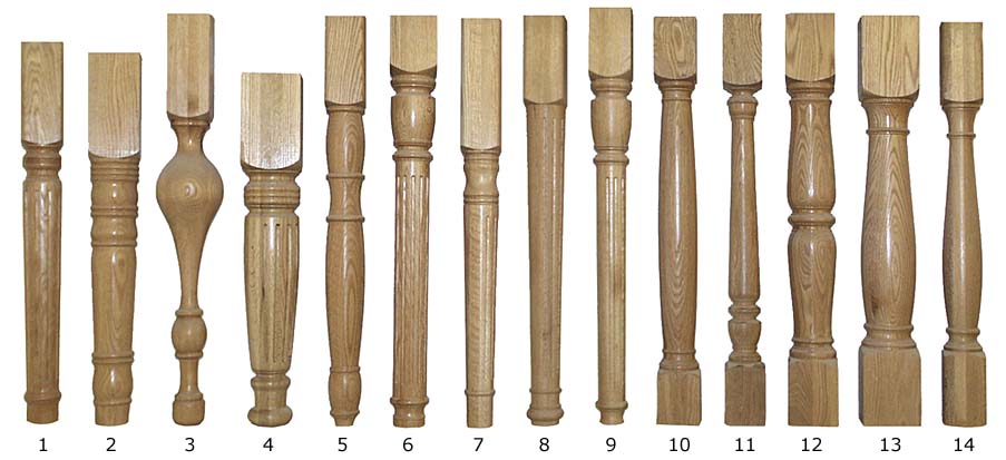 wooden table-chair legs